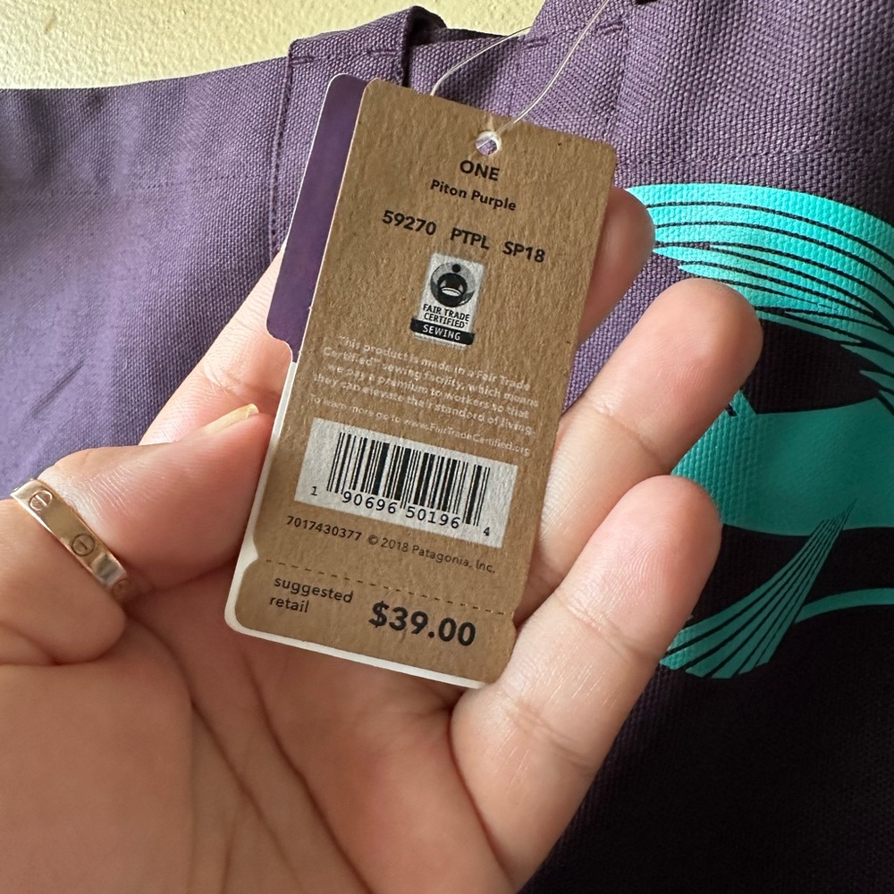 Patagonia Piton Purple All Day Tote - Picture 4 of 8